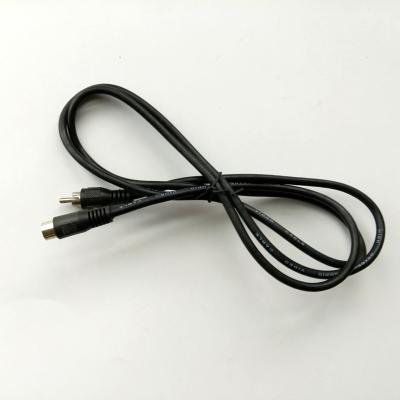 China Black RF TV ADVANCE CABLE Cord Connector FIT for SEGA Mega Drive 1 MD1 Atari 2600 Game Accessories Ul-52 for sale