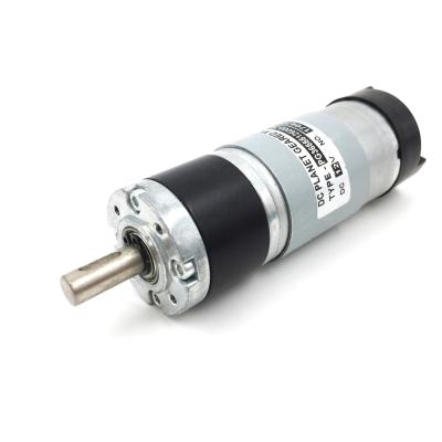 China Totally Enclosed Low Rpm 6v 12v 24v 100kg High Torque 36mm DC Planetary Gear Motor With Encoder for sale