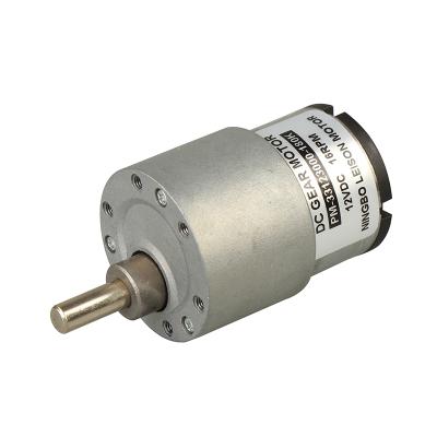 China 37mm High Torque Totally Enclosed DC 12 Volt Motor With Metal Gearbox For Vending Machine for sale