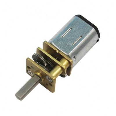 China Totally Enclosed N20 12mm 3v 6v 12v Low Rpm Mini High Torque DC Gear Motor for sale