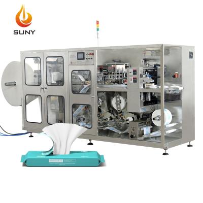 China SY-BL16 Automatic Wet Cloth Production Line Hotels Baby Wet Cloths Machine Baby Cloths Machine Automatic Machine for sale