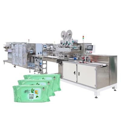 China Factory High Output 6 Lanes Wet Tissue Making Machine Baby Wet Wipes Manufacturing Machine for sale