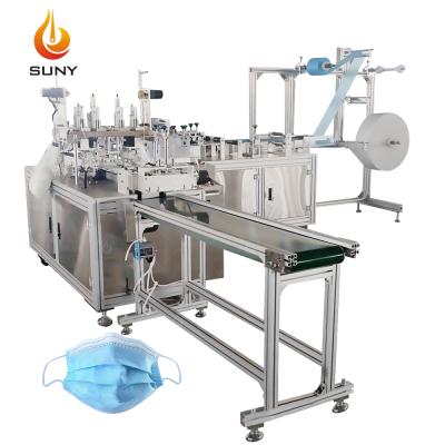 China Factory High Speed ​​Fully Automatic Disposable Mask Making Machine Face Mask Machine for sale