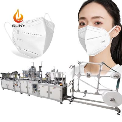 China Factory Full Automatic Face Mask Making Machine N95 Mask Welding Machine KN95 FFP2 Mask Machine for sale