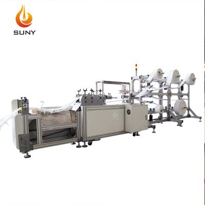 China Disposable Nonwoven Fabric Medical Earloop Machine Face Mask Making Machine for sale