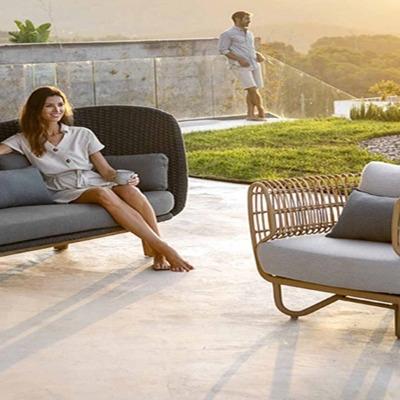 China High Quality Modern Rattan Sofa Set Luxury Wicker Modern Outdoor Corner Garden Patio Furniture for sale