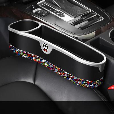 China Durable Wholesale Seat Storage Box Multifunctional Car Slot Car Slot Storage Box for sale