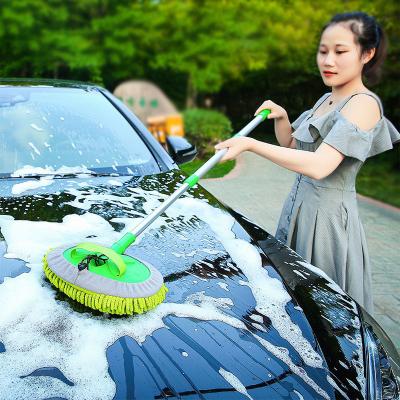 China Car Multi-funtion Outdoor Snow Brush High Efficiency Chenille Body Cleaning Brush Wash Station Clean Brush for sale