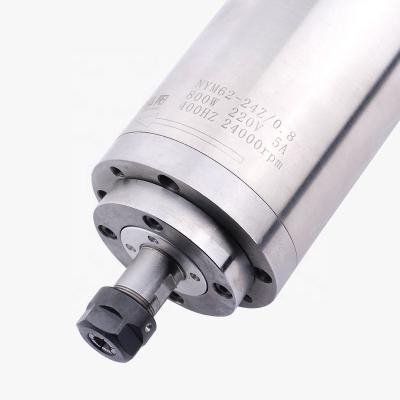 China Mini milling water coolded spindle 0.8kw motor for cnc router for metal cutting for sale