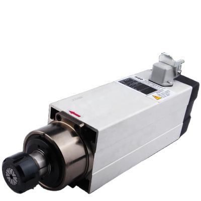 China HQD Air Cooling 3.5kw Square Spindle Mini Grinding Motor For Wood CNC Router Engraving MDF Spindle Motor Air Has cooled cnc lathe motor for sale