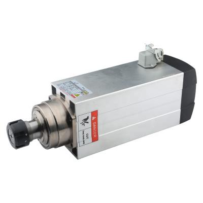 China JST 6.0Kw Square Air Cooling Spindle Milling Motor for CNC Woodworking Machine for sale