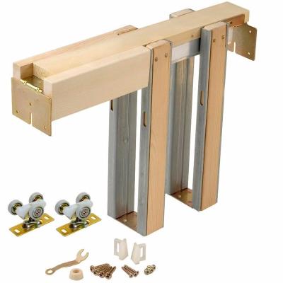 China Modern Sliding Pocket Door Frame Kits Hardware Sliding Pocket Door System Hardware for sale