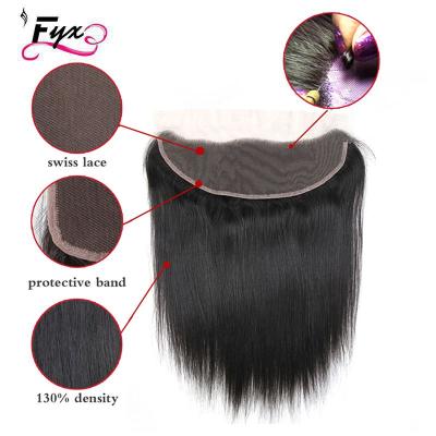 China FYX 13x4 Hd Lace Front Pre Plucked Cuticle Aligned Virgin Hair No Shedding With Natural Baby Hair In Stock for sale