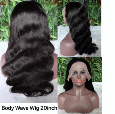 China Silky straight wave lacefront wig hair pre plucked virgin lace wig hair seller HD lace up transparent lace front wig for sale