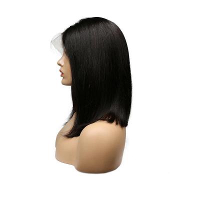 China Bob Style Lace Front Wig Natural Cuticle Aligned Hair Lace Wig Wholesale Silky Straight Wave Color Straight for sale