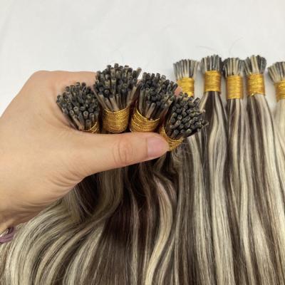 China Best Quality Brazilian Itip Hair Silky Straight Double Wave Hair Extensions 100% Pulled Itip Hair Extensions for sale