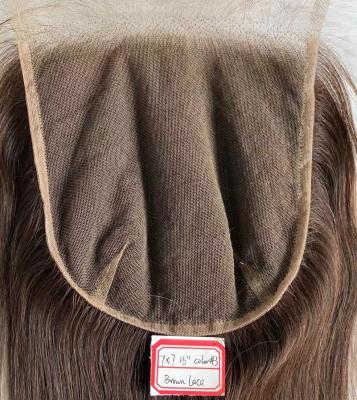 China Human Hair Lace Closure 7x7 Lace Closure Remy Hair Closure for sale