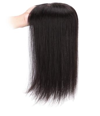 China European Free Weft Back Topper Brown Balayage Medium Style Topper Wholesale 100% Remy Hair Toupee Silk Top for sale