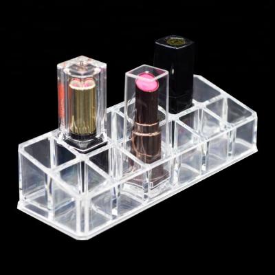 China Xinyan Hot Sale Cheap Makeup Cosmetic Display Racks Acrylic Lipstick Storage Box Customize Acrylic Products for sale