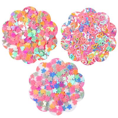 China Neon cartoon nail bits mix color star butterfly heart fruit bits nail bits glitter nail glitter for sale