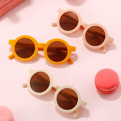 China Fashion Sunglasses Shape Color Round Sun Glasses Children Girls Vintage Boys Girls Sun Glasses Frame Kids Cool Sun Glasses 2022 for sale