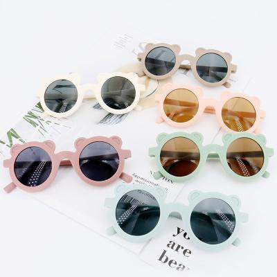 China Fashion Sunglasses Cute Cartoon Sunglasses Back Shape Girls Boy Sun Glasses Shades UV Protective Glass Kids Sunglasses for sale