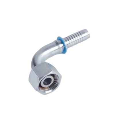 Cina 90 Degree Metric Female 24 Degree Cone O-ring Hydraulic Hose Fitting 20591 in vendita