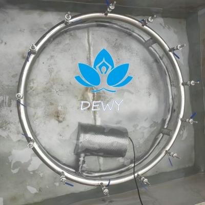 China New Modern Hot Design 2m To 3m Diameter Circle Water Fountain for sale