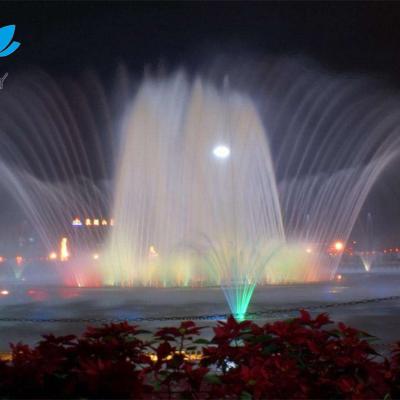 China Modern Free Design Large Outdoor Elevated Water Fountain Decorative Musical Dancing Show With Lights DW-88 for sale