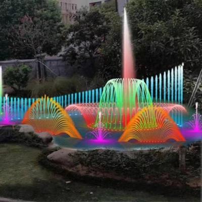 China Long Lasting Durable Music Water Fountain Light Show Equipment for sale