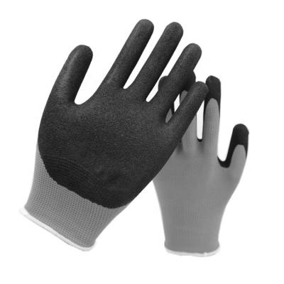 China BMSAFETY Nitrile Sandy Coated Anti Slip Garden Work Gardening Gloves for sale