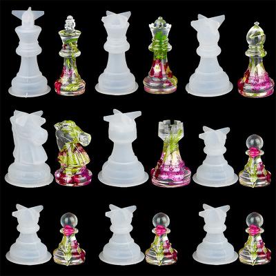 China International King Chess Piece Queen Chess Design DIY Silicone Mold Viable Silicone Mold Craft Tools for sale