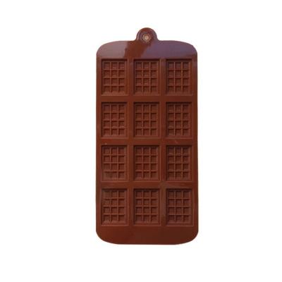 China Viable 12 Cell Silicone Mold For Chocolate Cake Decorating Tools Candy Fondant Mold Dessert Baking Accessories Easy To Clean for sale