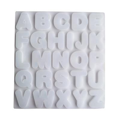 China Viable DIY Silicone Mold Alphabet Shape Chocolate Candy Cake Mold Baking Decorating Multifunctional Tools Kitchen Accessories for sale