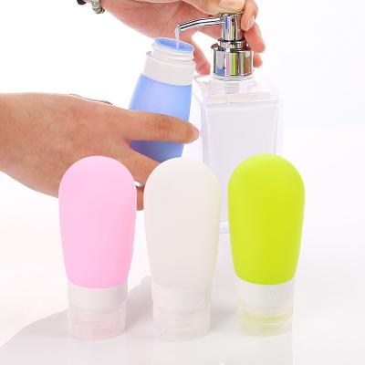 China Cute Viable Silicone Cosmetics Bottling For Travel Shampoo Storage Box Skin Care Storing Container For Girl Convenient To Carry for sale