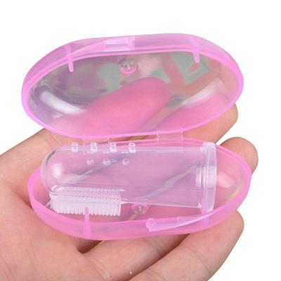 China Bebes Silicone Tooth Brush Food Grade Silicone Health Care Casual Infant Oral Baby Free Silicone Soft Finger Toothbrush BPA Finger Toothbrush for sale