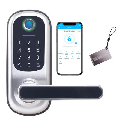 China Fingerprint Special Hot Selling Electric Door Locks For Front Door Face Password App Smart Home Door Lock A02 for sale