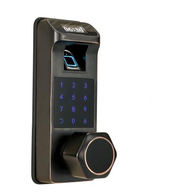 China Unique Design Hot Selling Universal Smart Biometric Smart Door Lock Fingerprint Keyless Padlock K1 Digital Door Lock for sale