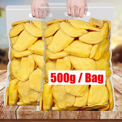 China OEM VF Bag Jackfruit Chips Snacks Dried Fruit Canned 500g Wholesale Dried Fruit Crispy Food for sale