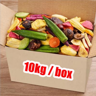 China OEM Dry Wholesale Whole Box VF Mixed Dried Vegetable and Fruit Crunch Snacks Dehydrated Dried Fruit Crispy Vegetables for sale