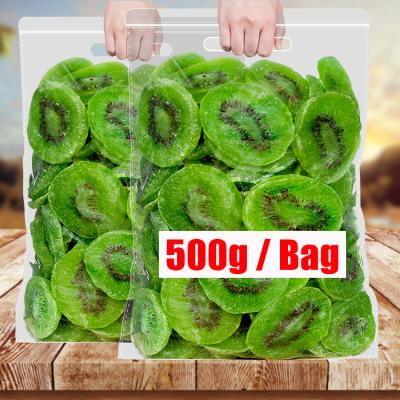 China OEM PRESERVED Bag 500g Wholesale Kiwifruit Dried Kiwi Sliced ​​Canned Fruit Fruit Snacks Dried Fruit Food for sale