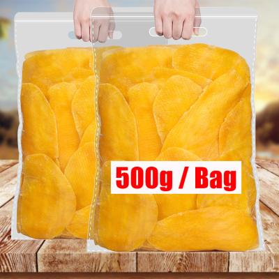 China Wholesale OEM PRESERVED Bag 500g Mango Slices And Canned Mango Snacks Dried Fruit Food Dried Fruit for sale