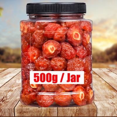 China Preserved OEM wholesale 500g jar sweet and sour food half plum dry fruit canned for sale