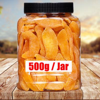 China Preserved OEM Jar 500g Peach Dried Fruit Snack Yellow Dried Fruit Food Preserve for sale