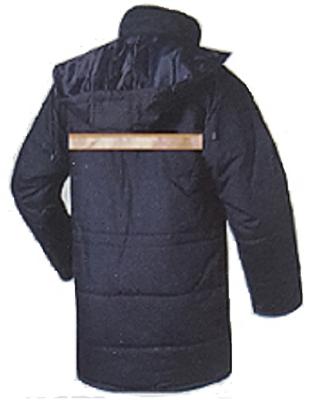 China Windproof Mens Cotton Hi Vis Winter Polyester Padded Visible Hooded Coat Working Quilted Outdoor Jacket Reflctive Tape Parka Sherpa Top for sale