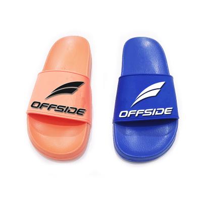 China Custom Design Logo Men's New Design EVA Slide Slippers Mens Womens Cushioning Slippers for sale