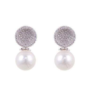 China Fashion Jewelry Fashion Jewelry Cubic Zircon Stud Earrings For Young Girls for sale