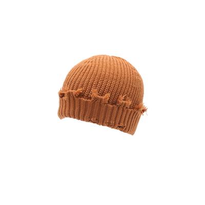 China Wholesale Custom 100% Acrylic COMMON Knitted Hats Embroidered Logo Warm Beanie Men's Winter Hat for sale