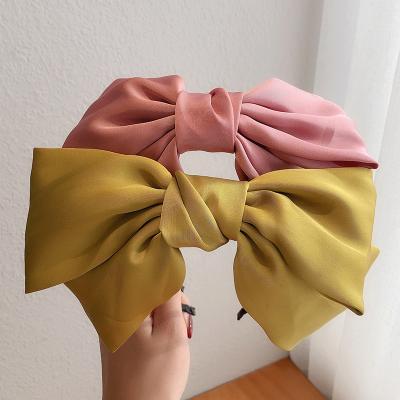 China Fengshang Fabric 2020 New Wholesale Multicolor Fabric Designer Hair Accessories Bowknot Headbands For Women for sale