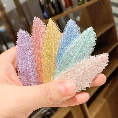 China Simple Colorful Ins Girls Hair Accessories Clips, Fashion Hair Accessories Women Leaf Hair Clip FS2035 for sale